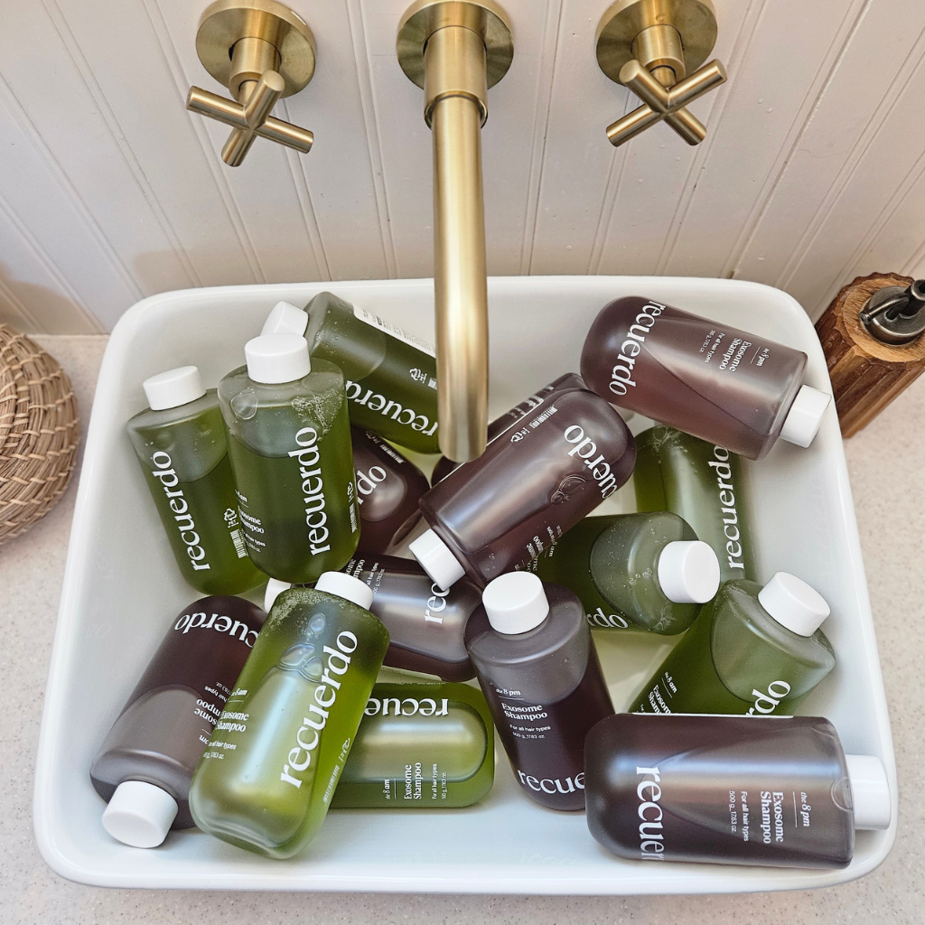 Recuerdo scalp care shampoo set by Lovelia Beautique