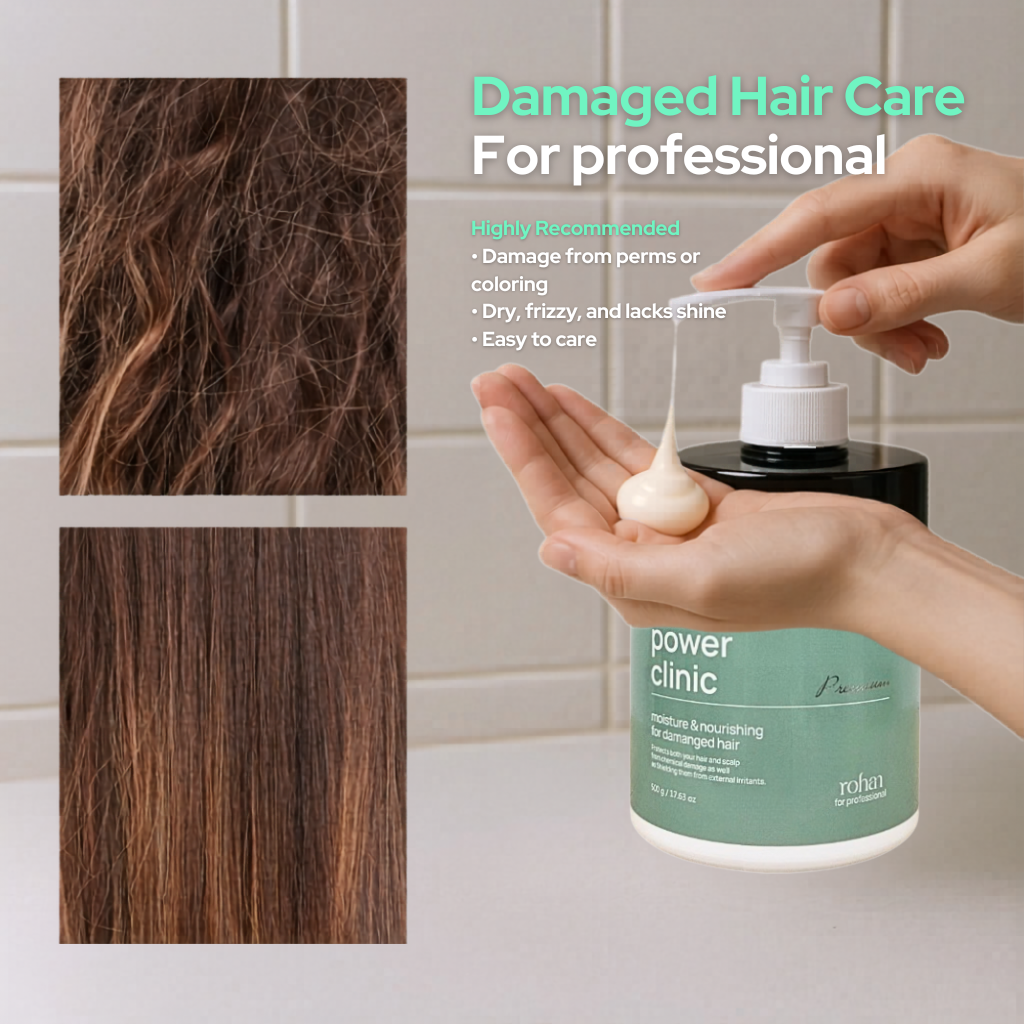 Rohan power clinic intensive hair repair treatment Korean professional hair care